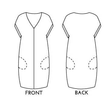 Simple sew Cocoon Dress Sewing Pattern Review