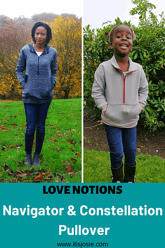 Love Notions - Constellation and Navigator Hoodie and Pullover Pattern